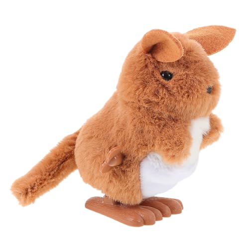 BESTonZON Springendes Plüschkänguru Plüschfrosch Frosch Gefüllter Frosch Light Brown Plastik BESTonZON Springendes Plüschkänguru Plüschfrosch Frosch Gefüllter Frosch Light Brown Plastik von BESTonZON