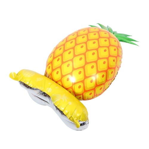 BESTonZON Stehender Ananas Folienballon Hawaii Style Sommerparty Dekoration Kindergeburtstag Indoor Outdoor Party Ornament von BESTonZON