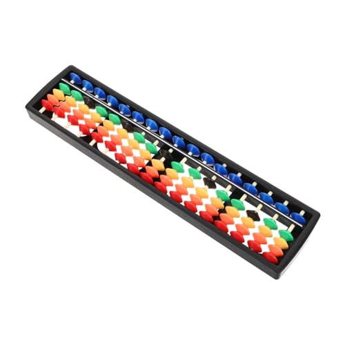 BESTonZON Stelliger Bunter Kunststoff für Montessori Lernspielzeug Logischem Leichtes Tragbares Zählrahmen Arithmetikspielzeug für Kleine Hände und Mentales Rechnen von BESTonZON
