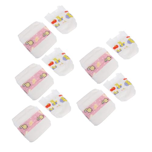 BESTonZON Stoffunterhosen Für Neugeborene Mini Puppen Realistisches Babypuppenzubehör Puppenspielzeug Realistischer Babypuppenstoff Unterhosen Für Neugeborene Babypuppentücher Spiel BESTonZON Stoffunterhosen Für Neugeborene Mini Puppen Realistisches Babypuppenzubehör Puppenspielzeug Realistischer Babypuppenstoff Unterhosen Für Neugeborene Babypuppentücher Spiel von BESTonZON