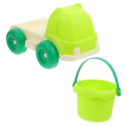 BESTonZON Strand Spielzeugauto Auto Mit Eimerspielzeug Car Buckets Sandauto-spieleimer Tragbare Strand-LKW-Eimer Sandeimer Graben Sandbagger-LKW-Eimer Strandwagen Weiches Gummi Green BESTonZON Strand Spielzeugauto Auto Mit Eimerspielzeug Car Buckets Sandauto-spieleimer Tragbare Strand-LKW-Eimer Sandeimer Graben Sandbagger-LKW-Eimer Strandwagen Weiches Gummi Green von BESTonZON