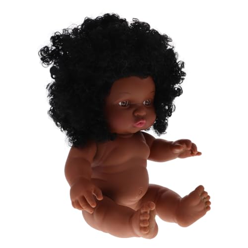 BESTonZON Süße Babypuppe Babybadewanne -babypuppe Puppen Für Puppe Realistische Puppen Babypuppe Kleinkind Babypuppe Interaktiv Babypuppen Vinyl Brown von BESTonZON