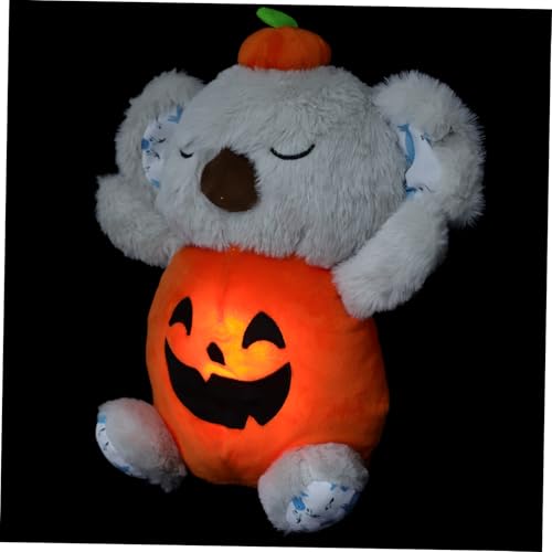 BESTonZON Süßes Plüschspielzeug für Junge Mädchen Beruhigendes Halloween Kürbis Kuscheltier mit Atmender Musik für Neugeborene und Kleinkinder Einschlafhilfe für Kinderzimmer BESTonZON Süßes Plüschspielzeug für Junge Mädchen Beruhigendes Halloween Kürbis Kuscheltier mit Atmender Musik für Neugeborene und Kleinkinder Einschlafhilfe für Kinderzimmer von BESTonZON