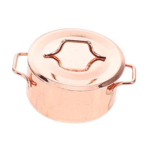 BESTonZON Suppentopfmodell Miniatur- Miniatursachen Miniatur-Dinge Mini-küchenutensilien-Modell Mini-küchenzubehör Mini-kochutensilien Mini-hausverzierung Topfstütze Rose Gold Legierung BESTonZON Suppentopfmodell Miniatur- Miniatursachen Miniatur-Dinge Mini-küchenutensilien-Modell Mini-küchenzubehör Mini-kochutensilien Mini-hausverzierung Topfstütze Rose Gold Legierung von BESTonZON