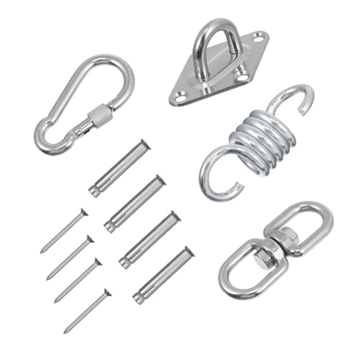 BESTonZON Swing Hänger Set aus Edelstahl und Verschleißfest Belastbar Lb Robustes Zubehör für Hängematten Hängesessel Holzschaukeln und Outdoor spielplätze BESTonZON Swing Hänger Set aus Edelstahl und Verschleißfest Belastbar Lb Robustes Zubehör für Hängematten Hängesessel Holzschaukeln und Outdoor spielplätze von BESTonZON