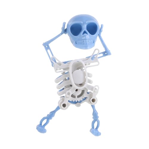 BESTonZON Dancing Skeleton Toy Druck Wind-up Skelett Für Halloween Deko Spaßige Indoor Spielzeugfigur Nachtlicht Blau Interaktive Tischdekoration Für Partys Und Feiertage BESTonZON Dancing Skeleton Toy Druck Wind-up Skelett Für Halloween Deko Spaßige Indoor Spielzeugfigur Nachtlicht Blau Interaktive Tischdekoration Für Partys Und Feiertage von BESTonZON