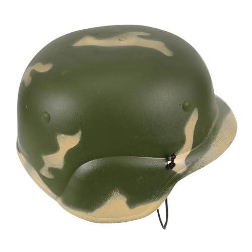 BESTonZON Armeehelm Für Kleinkinder Kunststoff Camouflage Spielzeug Kriegshelm Für Halloween-kostüme von BESTonZON