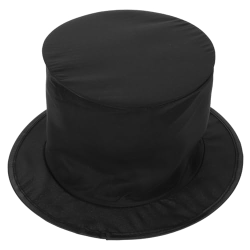 BESTonZON Tarnkappe Top-hat-kostüm Propellerhut Zaubererhut Zylinder Steht Für Party Schrägstrich-Zylinder Zylinder Für Männer Zylinder Für Erwachsene Steampunk-Hut Zauberhut Polyester Black von BESTonZON