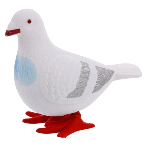 BESTonZON Taube Aufziehbares Mini-vögel Spielzeugvögel Mini-taubenfigur Tauben Für Tauben Aufziehspielzeug, Uhrwerkspielzeug Aufziehbares Taubenspielzeug Vogel Figur Weiß Plastik BESTonZON Taube Aufziehbares Mini-vögel Spielzeugvögel Mini-taubenfigur Tauben Für Tauben Aufziehspielzeug, Uhrwerkspielzeug Aufziehbares Taubenspielzeug Vogel Figur Weiß Plastik von BESTonZON