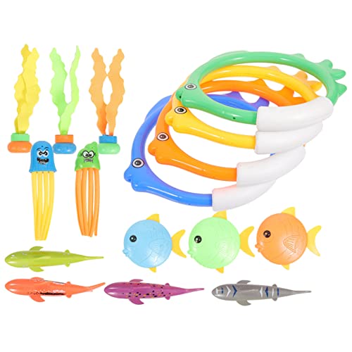BESTonZON Tauchringe und Tauchstäbe für Leicht Unterwasserspielzeug Schwimmbad Mädchen Jungen Lernspielzeug der Tauchfähigkeiten BESTonZON Tauchringe und Tauchstäbe für Leicht Unterwasserspielzeug Schwimmbad Mädchen Jungen Lernspielzeug der Tauchfähigkeiten von BESTonZON