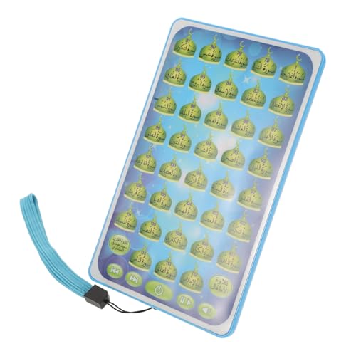 BESTonZON Teiliges Arabisches Tablet für Pädagogisches mit LED Buchstaben Frühe Sprachförderung Kognitives Lernspielzeug Buntes Interaktives Lernpad für Jungen und Mädchen von BESTonZON