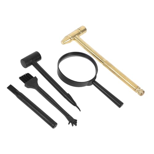 BESTonZON Teiliges Archäologie Kit für Dinosaurier Ausgrabungswerkzeugen Sicherem Hammer Pinsel Meißel und Lupe für Geologie Edelsteine und Stem Bildungsspielzeug BESTonZON Teiliges Archäologie Kit für Dinosaurier Ausgrabungswerkzeugen Sicherem Hammer Pinsel Meißel und Lupe für Geologie Edelsteine und Stem Bildungsspielzeug von BESTonZON