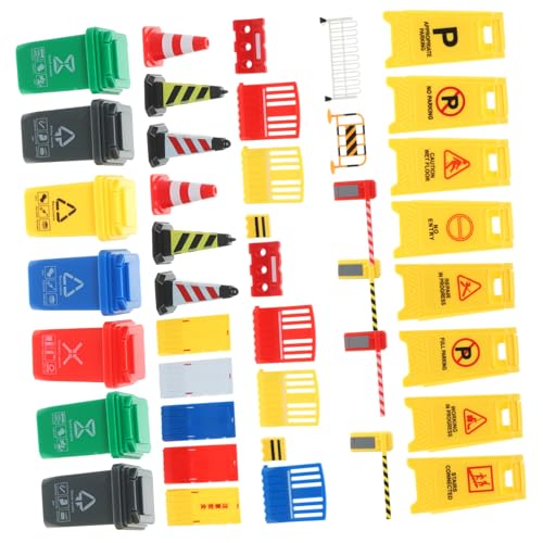 BESTonZON Teiliges Miniatur Verkehrszeichen Set Bunte Verkehrsbarrieren und Straßensperren Leichtes Kompaktes Lernspielzeug für Verkehrserziehung und Rollenspiele BESTonZON Teiliges Miniatur Verkehrszeichen Set Bunte Verkehrsbarrieren und Straßensperren Leichtes Kompaktes Lernspielzeug für Verkehrserziehung und Rollenspiele von BESTonZON