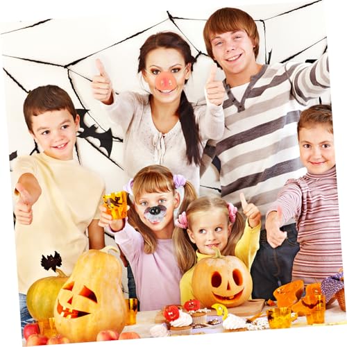 BESTonZON Teiliges Tiernasen Kostümzubehör aus Vinyl Realistische Stabile Tiernase Requisiten für Karneval Halloween Cosplay und Zirkus Themenparty Schwein Wolf Hase Frosch Walross Ente von BESTonZON