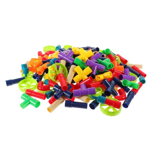 BESTonZON Teiliges aus Kunststoff Bunte Große Bausteine für Kleinkinder Pädagogisches Lernspielzeug Kreativität und Kognitiven Fähigkeiten Sicher und Angenehm zu Greifen Zufällige Farbe von BESTonZON