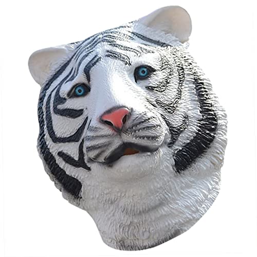 BESTonZON Tierische Tigerkopfbedeckung Einzigartige Maske für Karneval und Halloween Atmungsaktiv Stabil und Bequem für Unvergessliche Kostümpartys von BESTonZON