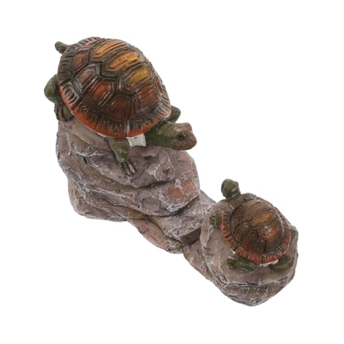 BESTonZON Tierschmuck für und Kind Auto-Statue Mini-Lichtleisten Golfbälle mit kleinem Loch Gartenornament Tiere Dekofigur Bonsai Gartenfigur Statue kleine Figur für den Garten Harz von BESTonZON
