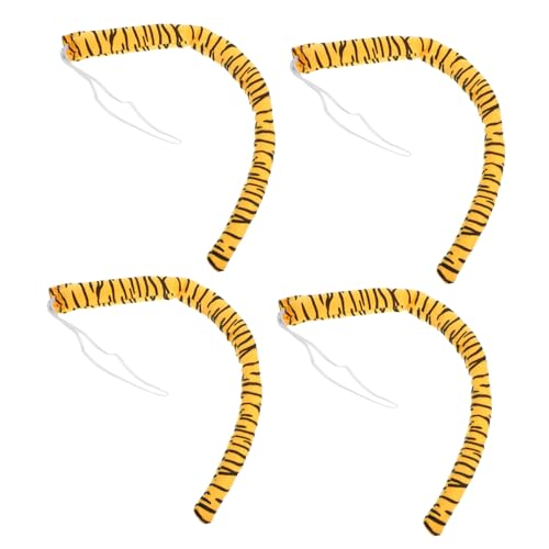 BESTonZON Tiger Tail Cosplay Kostüm Plüsch Tier für Weiches Leichtes Accessoire für Kostümpartys Halloween Bühnenauftritte mit Realistischem Design BESTonZON Tiger Tail Cosplay Kostüm Plüsch Tier für Weiches Leichtes Accessoire für Kostümpartys Halloween Bühnenauftritte mit Realistischem Design von BESTonZON