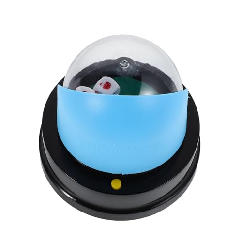BESTonZON Tischspielwürfel Automatische Würfelbecher Unterhaltungswürfel Automatisch Automatischer Rollerbecher Würfelbecher Automatisch Brettspielzubehör Plastik Sky-Blue von BESTonZON