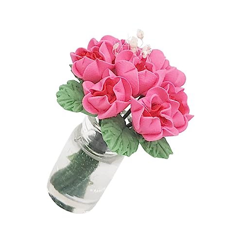 BESTonZON Topfmodell Mini-töpfe Rosendekor Mini-rosentopfschmuck Mini-topfpflanze Miniaturpflanzen Miniaturen Kunstpflanze Mini-hausrosen-Ornament Mini-landschaftsschmuck Harz Rosy BESTonZON Topfmodell Mini-töpfe Rosendekor Mini-rosentopfschmuck Mini-topfpflanze Miniaturpflanzen Miniaturen Kunstpflanze Mini-hausrosen-Ornament Mini-landschaftsschmuck Harz Rosy von BESTonZON