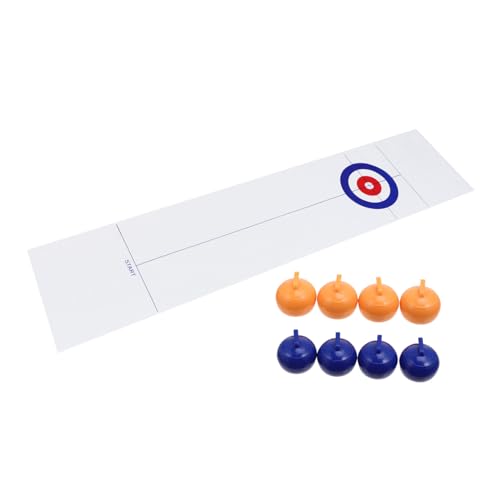 BESTonZON Tragbares Tisch Curling Spiel und Vliesstoff Kompaktes Indoor und Erwachsene Fördert Eltern Junge Mädchen Beziehung für Familie Schule und Reisen BESTonZON Tragbares Tisch Curling Spiel und Vliesstoff Kompaktes Indoor und Erwachsene Fördert Eltern Junge Mädchen Beziehung für Familie Schule und Reisen von BESTonZON