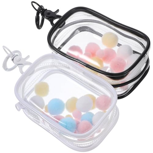 BESTonZON Transparente Figuren-Präsentationstasche Mit Schlüsselanhänger 2 Sets Tragbare Kleine Puppen-Aufbewahrungstasche Hängender Organizer Reißverschluss Staubdicht Sammlerstück-Vitrine BESTonZON Transparente Figuren-Präsentationstasche Mit Schlüsselanhänger 2 Sets Tragbare Kleine Puppen-Aufbewahrungstasche Hängender Organizer Reißverschluss Staubdicht Sammlerstück-Vitrine von BESTonZON