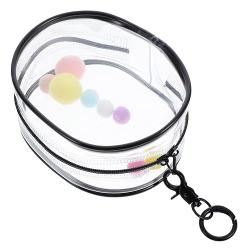 BESTonZON Transparente PVC Puppentasche mit Schlüsselanhänger Leichte Aufbewahrungstasche für Mini Figuren Reißverschlussverschließbar Tragbar für Unterwegs Klare Sicht und Zubehör BESTonZON Transparente PVC Puppentasche mit Schlüsselanhänger Leichte Aufbewahrungstasche für Mini Figuren Reißverschlussverschließbar Tragbar für Unterwegs Klare Sicht und Zubehör von BESTonZON