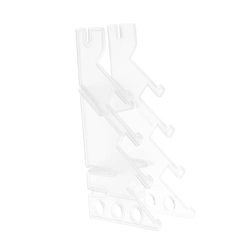 BESTonZON Transparentes Finger Skateboard Display Regal aus Klarem Kunststoff Multifunktional und Platzsparend Leicht zu Montieren Stilvolles Aufbewahrungsrack für Finger Skateboard Sammler von BESTonZON