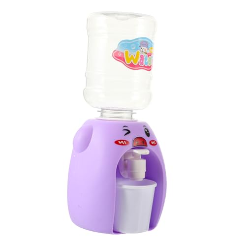 BESTonZON Trinkbrunnen Wasserdispenser Cartoon Wasserdispenser Bildungsspielzeug wasserbrunnenspielzeug winziger Wasserspender Plastik Violett BESTonZON Trinkbrunnen Wasserdispenser Cartoon Wasserdispenser Bildungsspielzeug wasserbrunnenspielzeug winziger Wasserspender Plastik Violett von BESTonZON