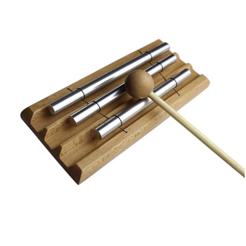 BESTonZON Trio Windspiel Holz Percussion Musikinstrument für Kleinkinder mit Stabiler Basis Sicher und Glatt für Musikalische Früherziehung und Meditation Fördert Kreativität und BESTonZON Trio Windspiel Holz Percussion Musikinstrument für Kleinkinder mit Stabiler Basis Sicher und Glatt für Musikalische Früherziehung und Meditation Fördert Kreativität und von BESTonZON