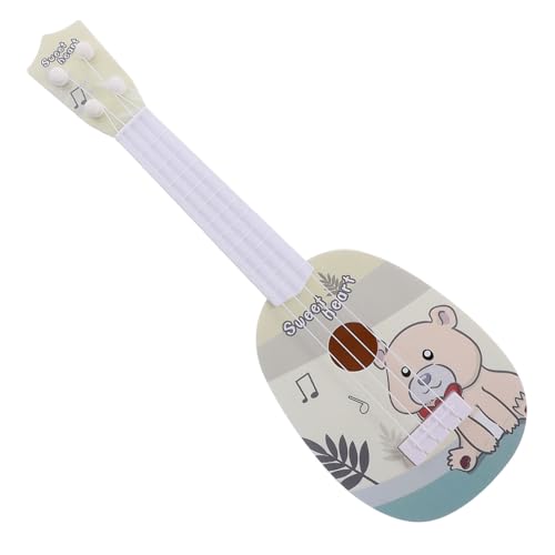 BESTonZON Ukulele Gitarre Lernspielzeug für Jungen Mädchen Geburtstagsgeschenk Bunte Cartoon Optik Sicher und Handfreundlich von BESTonZON