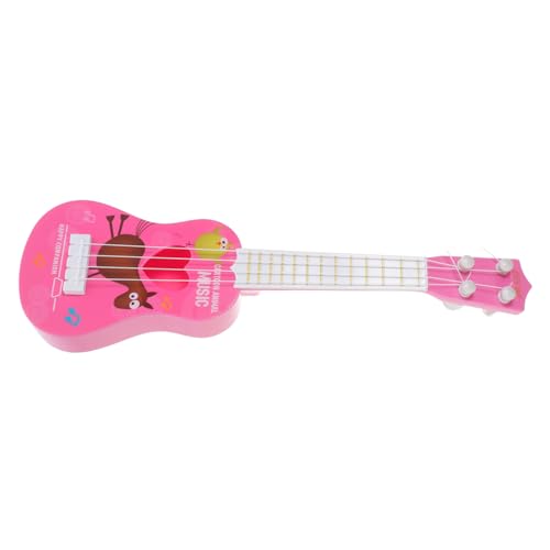 BESTonZON Ukulele Musikinstrument Gitarre Pädagogisch Rosa für Anfänger Musik Früherziehung von BESTonZON