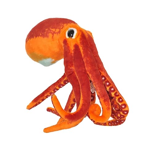BESTonZON Umarmungskissen Riesiges Kuscheltier Ausgestopft Dekokissen Fürs Auto Krake Gefülltes Oktopus-Spielzeug Kinderkarikatur-wurfskissen Kurzer Plüsch Sofa Geburtstagsgeschenk Baby von BESTonZON