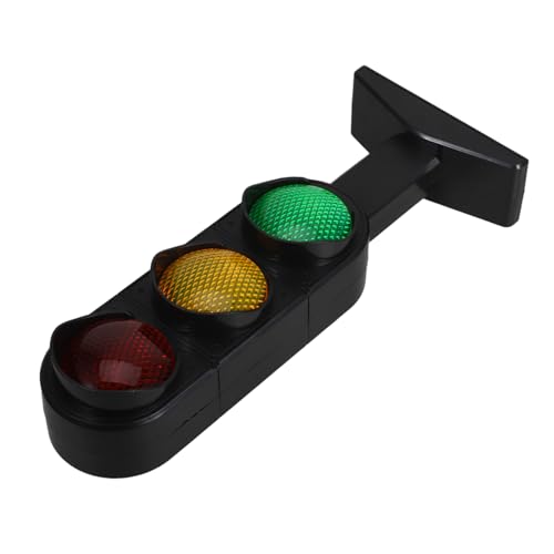 BESTonZON Verkehrsampel Tragbares Spielzeuglicht Lernspielzeug zur Verkehrssicherheit Kompaktes Ampelmodell für Frühbildung Indoor Outdoor Aktivitäten von BESTonZON