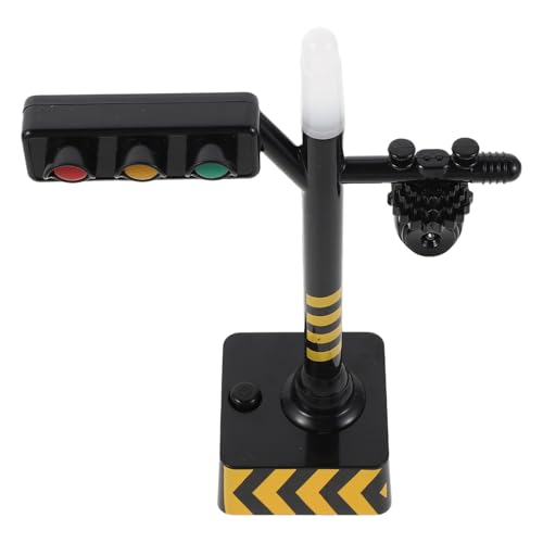BESTonZON Verkehrsampel mit Realistischem Sound und Licht Kamera-Blitz Simulation Interaktiver Lichtknopf Pädagogisch für Frühkindliche Bildung und Eltern-Junge Mädchen-Spiel Zuhause und von BESTonZON