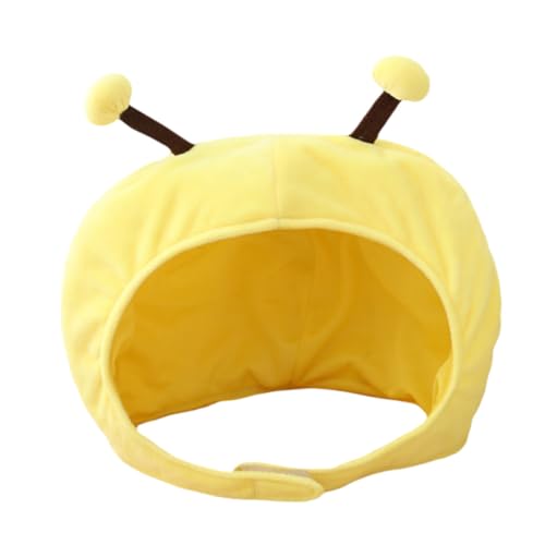 BESTonZON Verstellbare Kuschelige Honigbienen kostüm mütze aus Plüsch mit Weichem Warmes und Bequemes Party accessoire für Erwachsene und Wintertage von BESTonZON