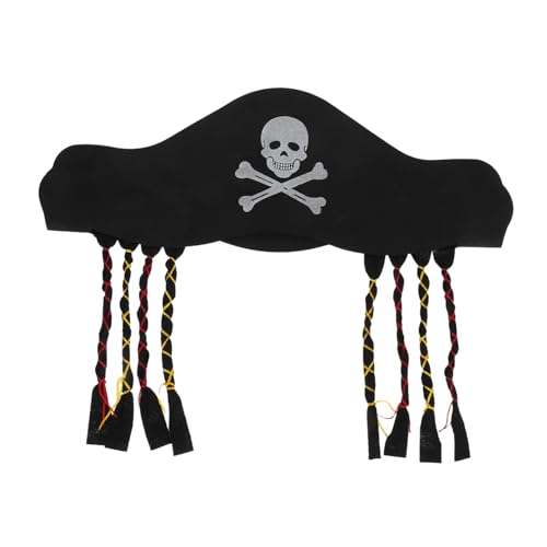 BESTonZON Verstellbarer Piratenhut mit Realistischen Zöpfen für Erwachsene und Authentische Piratenkostüm Mütze für Halloween Party Karneval und Maskerade BESTonZON Verstellbarer Piratenhut mit Realistischen Zöpfen für Erwachsene und Authentische Piratenkostüm Mütze für Halloween Party Karneval und Maskerade von BESTonZON