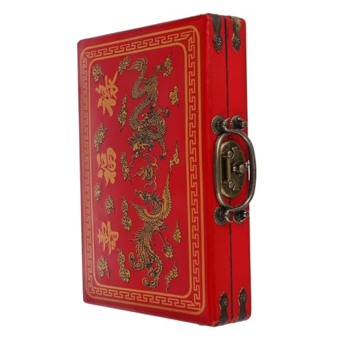 BESTonZON Vintage Mahjong Aufbewahrungsbox mit Mahjong Halterung und Haushaltsgegenstände Vielseitige Lagerlösung für Zuhause BESTonZON Vintage Mahjong Aufbewahrungsbox mit Mahjong Halterung und Haushaltsgegenstände Vielseitige Lagerlösung für Zuhause von BESTonZON