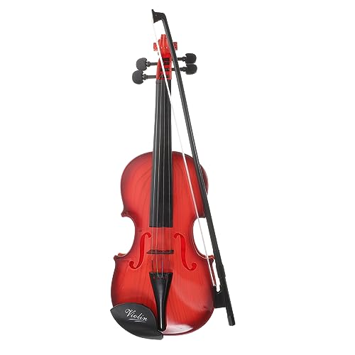 BESTonZON Violine Spielzeug für Junge Mädchen Musikinstrument für Anfänger Pädagogisches Musikspielzeug aus Hochwertigem Kunststoff Fördert Musikalische Fähigkeiten und Kreativität für Kleinkinder von BESTonZON
