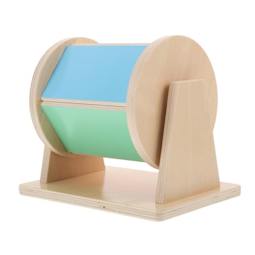 BESTonZON Vorschulspielzeug holzspielzeug interaktives Frühförderung Trommel für frühe Bildung Textiltrommelspielzeug sensorisches Spinntrommel BESTonZON Vorschulspielzeug holzspielzeug interaktives Frühförderung Trommel für frühe Bildung Textiltrommelspielzeug sensorisches Spinntrommel von BESTonZON