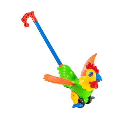 BESTonZON Walker Schiebewagen mit Abnehmbarem Griff Lernspielzeug Hahn Ziehspielzeug für Kleinkinder Sicherer Lauflernwagen aus Langlebigem Kunststoff Schutz Beim Zufällige Zufällige Farbe BESTonZON Walker Schiebewagen mit Abnehmbarem Griff Lernspielzeug Hahn Ziehspielzeug für Kleinkinder Sicherer Lauflernwagen aus Langlebigem Kunststoff Schutz Beim Zufällige Zufällige Farbe von BESTonZON