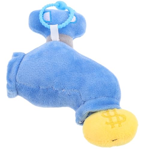 BESTonZON Wasserhahnpuppe Reisestifte Einzigartige Plüschtiere Bonbonfarbene Uhren Schlafspielzeug Cartoon-plüschtiere Mini-Uhren Miniband Schlüsselanhänger Kinderspielzeug Zubehör Baumwolle von BESTonZON