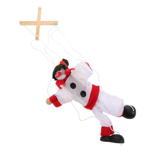 BESTonZON Weiche Stoff Marionette Schneemann mit Zugschnur Kreatives Weihnachts puppentheater für Interaktives Lernspielzeug Feinmotorik und Fantasievollem BESTonZON Weiche Stoff Marionette Schneemann mit Zugschnur Kreatives Weihnachts puppentheater für Interaktives Lernspielzeug Feinmotorik und Fantasievollem von BESTonZON