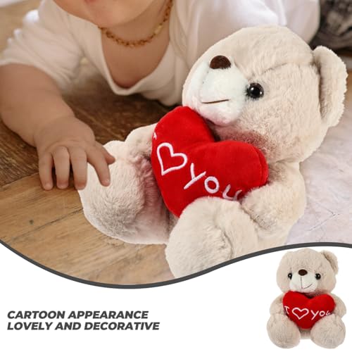 BESTonZON Weicher Plüsch teddybär mit Herz Kuscheltier Kissen Sitzhilfe Freundin Jungen Mädchen Kuscheltier deko Kinderzimmer BESTonZON Weicher Plüsch teddybär mit Herz Kuscheltier Kissen Sitzhilfe Freundin Jungen Mädchen Kuscheltier deko Kinderzimmer von BESTonZON