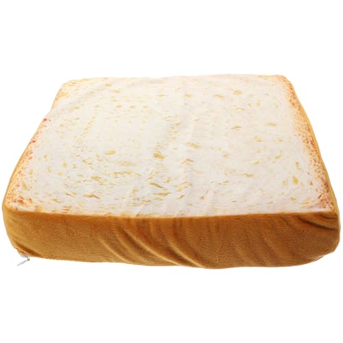 BESTonZON Weiches Abnehmbares Toast Kissen als Haustier sitzpolster Flauschige Waschbare Brotscheibenform Gemütliche Matte für Katzen und Kleine Hunde für Sofa Auto und Reisen BESTonZON Weiches Abnehmbares Toast Kissen als Haustier sitzpolster Flauschige Waschbare Brotscheibenform Gemütliche Matte für Katzen und Kleine Hunde für Sofa Auto und Reisen von BESTonZON