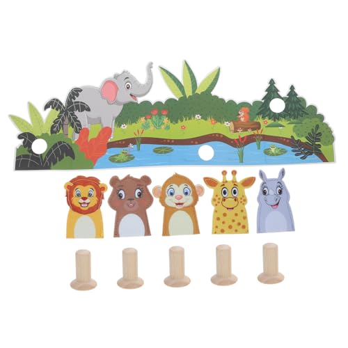 BESTonZON Weiches Filz Fingerpuppen mit Waldmotiven Handgefertigte Mini Tier Handpuppen für Kreatives Rollenspiel Fördert Feinmotorik und Fantasie bei Kindern und Familien Lernspielzeug BESTonZON Weiches Filz Fingerpuppen mit Waldmotiven Handgefertigte Mini Tier Handpuppen für Kreatives Rollenspiel Fördert Feinmotorik und Fantasie bei Kindern und Familien Lernspielzeug von BESTonZON