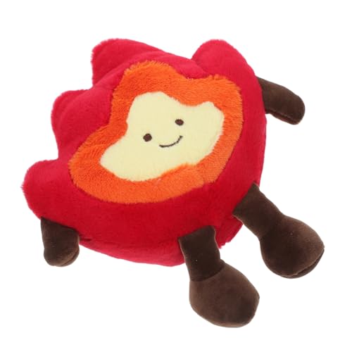 BESTonZON Weiches Flammen Plüschtier Kuschelkissen Flauschiges Cartoon Freude Softe Deko für Wohnzimmer Schlafzimmer von BESTonZON