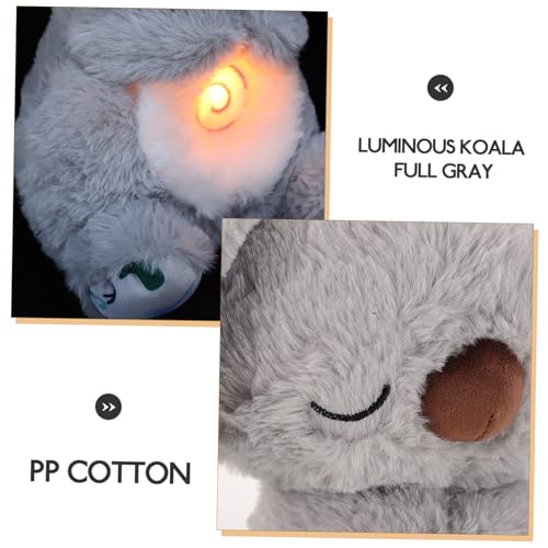 BESTonZON Weiches Koala Kuscheltier Plüschpuppe mit Beruhigender Musik Hochwertigem Niedlich Gestalteter Plüsch Koala für Junge Mädchen und Komfortabel als Schlaf Schmusefreund von BESTonZON