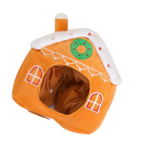 BESTonZON Weihnachtlicher Lebkuchenhaus-kopfschmuck Lustiger Novelty Headpiece mit Leuchtenden Farben Wiederverwendbar Leicht und Bequem als Christmas Photo Prop für Party und Festtage BESTonZON Weihnachtlicher Lebkuchenhaus-kopfschmuck Lustiger Novelty Headpiece mit Leuchtenden Farben Wiederverwendbar Leicht und Bequem als Christmas Photo Prop für Party und Festtage von BESTonZON