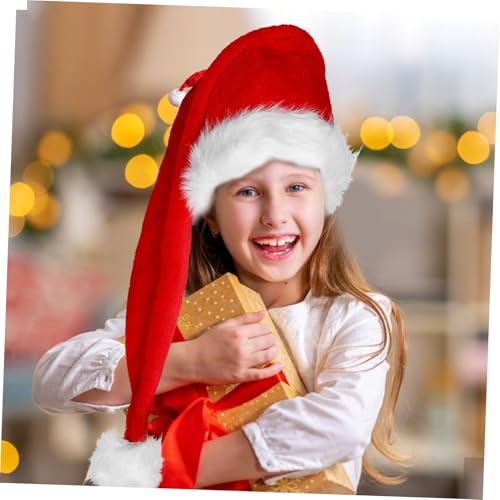 BESTonZON Weihnachtsmütze Santa Mütze Komfortabel Für Weihnachtsfeier Karneval Kostüm Party Weihnachten Zubehör BESTonZON Weihnachtsmütze Santa Mütze Komfortabel Für Weihnachtsfeier Karneval Kostüm Party Weihnachten Zubehör von BESTonZON